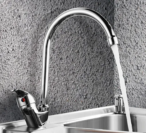 Смеситель для кухни Rossinka хром A35-23 Смеситель для кухни Rossinka хром A35-23