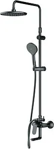 Душевая система со смесителем для ванны Am.Pm Sunny чёрный матовый F0785C922 Душевая система со смесителем для ванны Am.Pm Sunny чёрный матовый F0785C922, 1