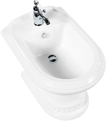 Биде напольное Cezares King Palace белый CZR-618-T