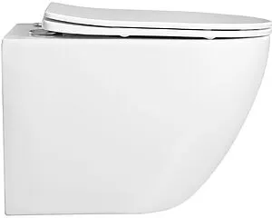 Унитаз подвесной безободковый Aquatek Европа белый AQ1900T-00, 3