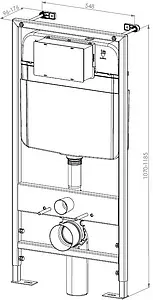 Инсталляция для подвесного унитаза D&K DI8055119 Инсталляция для подвесного унитаза D&K DI8055119, 2