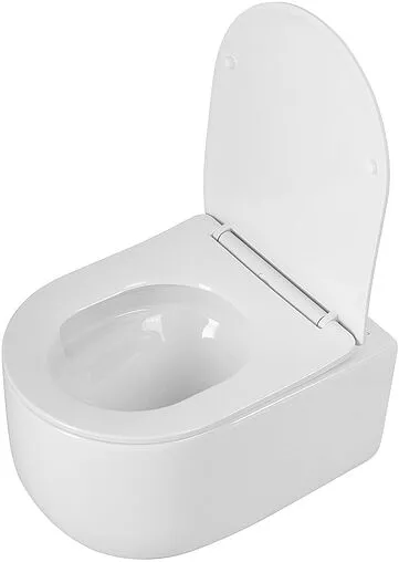 Унитаз подвесной безободковый BelBagno Soft Tornado белый BB084CH-TOR/SC