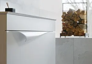 Тумба под умывальник подвесная Clarberg Papyrus Т12м белый PAP0112 Тумба под умывальник подвесная Clarberg Papyrus Т12м белый PAP0112, 3