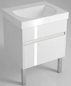 Тумба-умывальник напольная Kerama Marazzi Buongiorno 60 европейский белый BGN.60.2\WHT.UK+BG.wb.60 Тумба-умывальник напольная Kerama Marazzi Buongiorno 60 европейский белый BGN.60.2\WHT.UK+BG.wb.60, 1