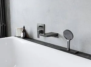 Лейка ручного душа Hansgrohe Raindance Select S 120 3jet шлифованный чёрный хром 26530340, 5
