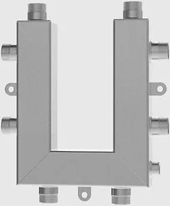 Коллектор распределительный кольцевой 3 контура 1"н x 1"н Север-KLK3(Aisi) 1915087 Коллектор распределительный кольцевой 3 контура 1"н x 1"н Север-KLK3(Aisi) 1915087, 3