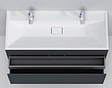 Тумба-умывальник подвесная Am.Pm Inspire 2.0 120 графит M50AFHX1203GM+