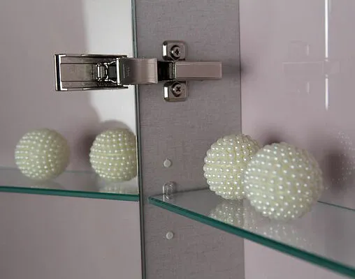 Шкаф-зеркало Aquaton Блент 100 белый 1A166502BL010