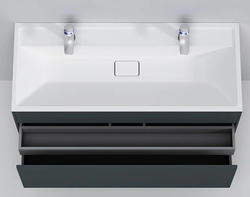 Тумба-умывальник подвесная Am.Pm Inspire 2.0 120 графит M50AFHX1203GM+