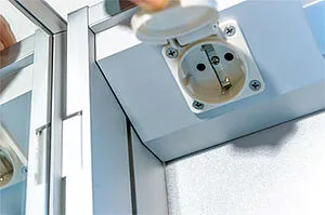 Шкаф-зеркало BelBagno 50 хром SPC-1A-DL-BL-500, 5