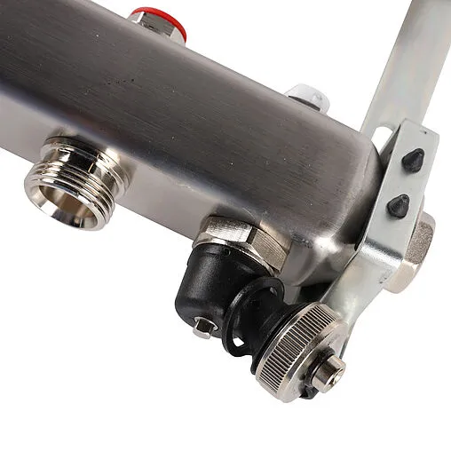 Группа коллекторная без расходомеров 12 отводов 1&quot;в/в x ¾&quot;ек Rommer RMS-3201-000012