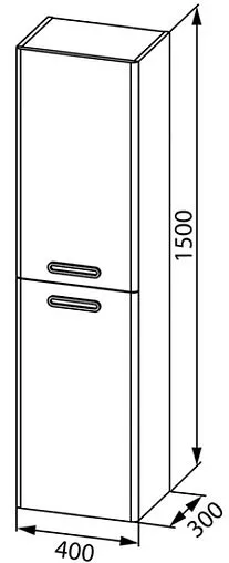 Шкаф-пенал подвесной IDDIS Brick белый BRI40W0i97 Шкаф-пенал подвесной IDDIS Brick белый BRI40W0i97