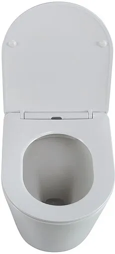 Унитаз приставной безободковый BelBagno Flay-R белый BB1003CBR/SC