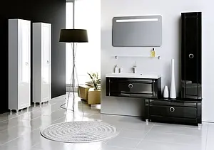 Тумба-умывальник подвесная Aqwella Infinity 80 чёрный Inf.01.08/001/BLK+Inf.08.04.D Тумба-умывальник подвесная Aqwella Infinity 80 чёрный Inf.01.08/001/BLK+Inf.08.04.D, 4