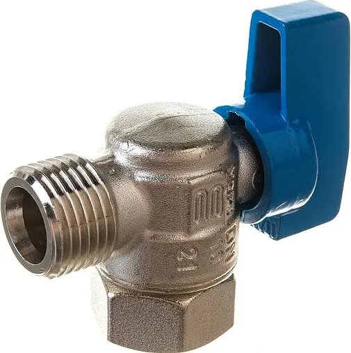 Кран шаровый с накидной гайкой угловой ½"н x ½"нг Elsen EV96.1212