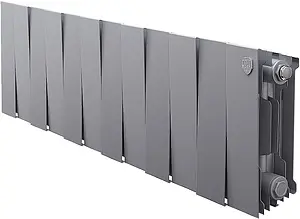 Радиатор биметаллический 12 секций Royal Thermo PianoForte 200 Silver Satin RTPSS20012, 1