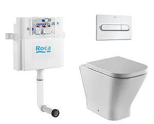 Комплект 5 в 1 Roca Gap 893109000 с кнопкой Dual 890095001 хром глянцевый, 1