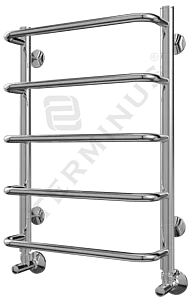 Полотенцесушитель водяной лесенка Terminus Стандарт П5 400х596 полированная сталь 4670030725288, 2