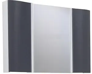 Шкаф-зеркало Aquaton Ондина 100 графит/белый 1A176102ODG20 Шкаф-зеркало Aquaton Ондина 100 графит/белый 1A176102ODG20, 1