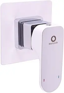 Смеситель для душа скрытого монтажа Rav Slezak Yukon белый/хром YU183CB, 1