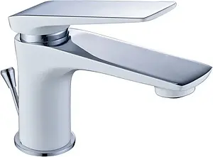 Смеситель для раковины Lemark Allegro белый/хром LM5906CW, 1