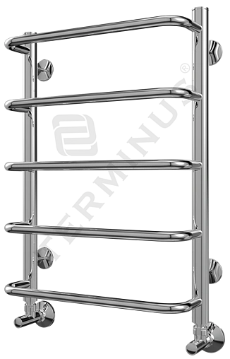 Полотенцесушитель водяной лесенка Terminus Стандарт П5 400х596 полированная сталь 4670030725288