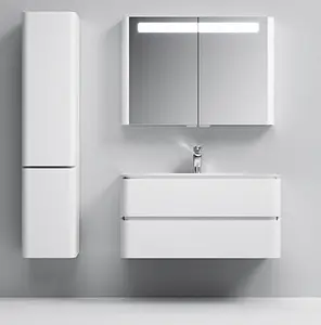 Шкаф-пенал подвесной Am.Pm Sensation 40 L белый M30CHL0406WG Шкаф-пенал подвесной Am.Pm Sensation 40 L белый M30CHL0406WG, 4