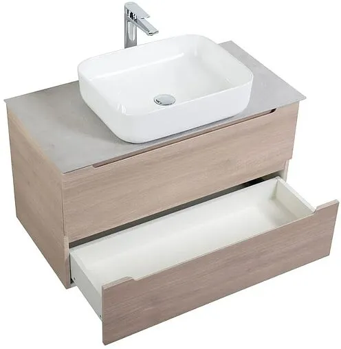 Тумба-умывальник подвесная BelBagno ETNA 80 Rovere Grigio ETNA-800-2C-SO-RG-P+