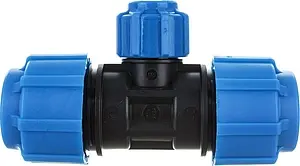 Тройник компрессионный редукционный 40мм x 25мм x 40мм ТПК-Аква 51402540, 4