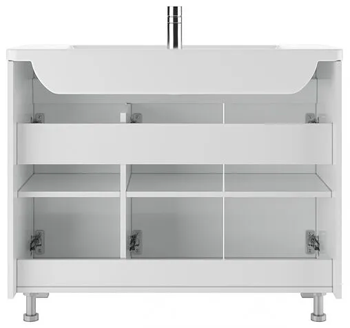 Тумба-умывальник напольный Айсберг Мечта 100 белый DM2327T+4640021065204