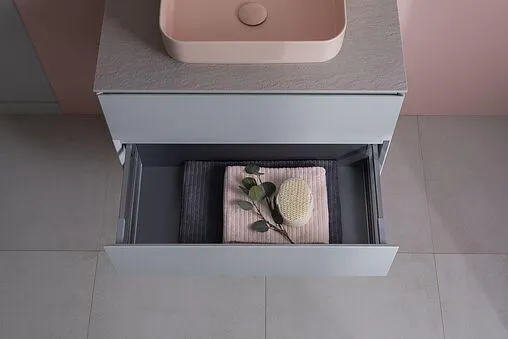 Тумба под умывальник подвесная Allen Brau Infinity 85 папирус 1.21001.PWM