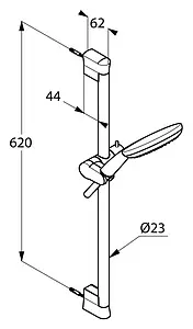 Душевая стойка Kludi Freshline хром 6793005-00 Душевая стойка Kludi Freshline хром 6793005-00, 2