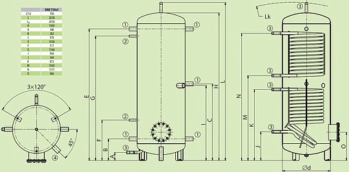 Буферная емкость Drazice NAD 750 v5 121680386