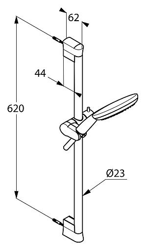 Душевая стойка Kludi Freshline хром 6793005-00 Душевая стойка Kludi Freshline хром 6793005-00
