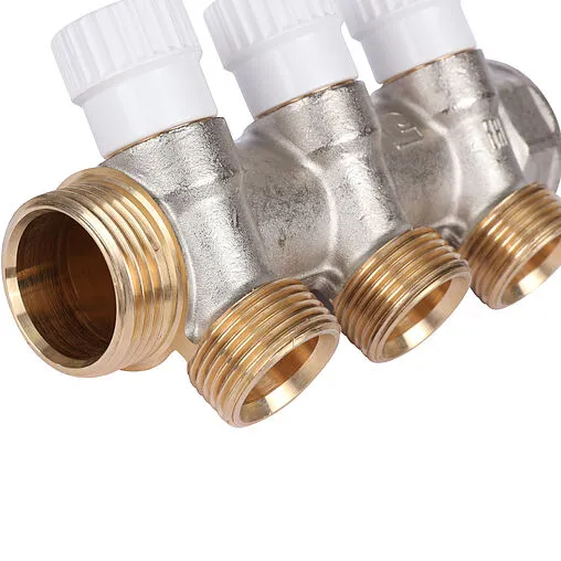 Коллектор регулирующий проходной 3 отвода 1&quot;в/н x ¾&quot;ек Luxor CP 453 68513503