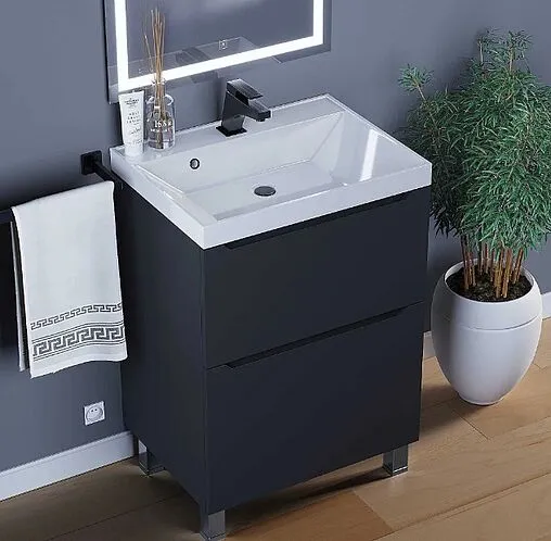 Тумба под умывальник напольная Uperwood UPD Tanos 60 чёрный 291120331