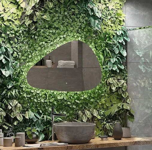 Зеркало с подсветкой Continent Voyage Led 100x70 белый ЗЛП616