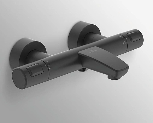 Термостат для ванны Ideal Standard Ceratherm T25 чёрный матовый A7544XG