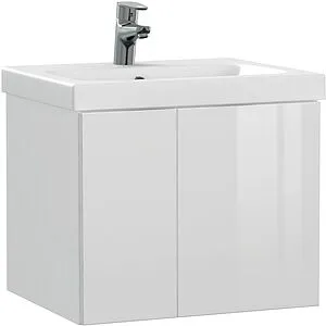 Тумба-умывальник подвесная Cersanit Colour 50 белый 64257+, 1
