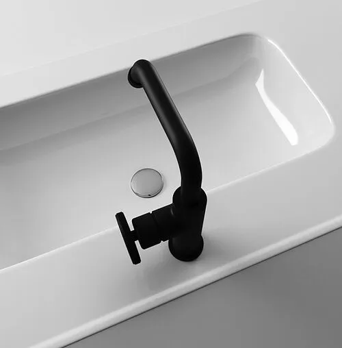 Смеситель для раковины IDDIS Grange чёрный матовый GRABLR0i01 Смеситель для раковины IDDIS Grange чёрный матовый GRABLR0i01