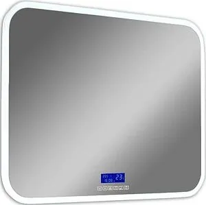 Зеркало с подсветкой Continent Demure Led 90x70 с музыкальным блоком, с подогревом белый ЗЛП448 Зеркало с подсветкой Continent Demure Led 90x70 с музыкальным блоком, с подогревом белый ЗЛП448, 1