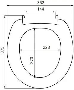 Крышка-сиденье для унитаза IDDIS PP Seat Cover белый ID 01 107.1, 2