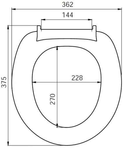 Крышка-сиденье для унитаза IDDIS PP Seat Cover белый ID 01 107.1 Крышка-сиденье для унитаза IDDIS PP Seat Cover белый ID 01 107.1