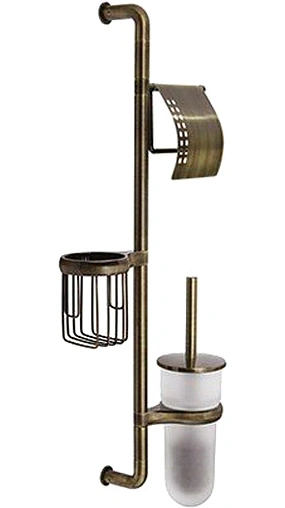 Стойка для аксессуаров Wasserkraft Exter бронза K-1458