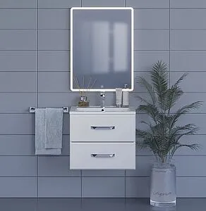 Тумба под умывальник подвесная Uperwood Foster 60 белый 291020510 Тумба под умывальник подвесная Uperwood Foster 60 белый 291020510, 5