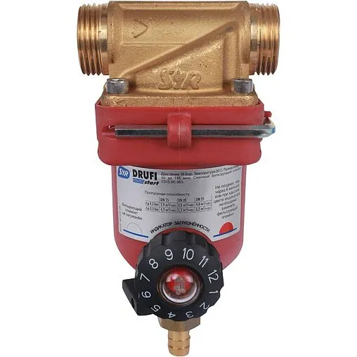 Фильтр тонкой очистки воды ¾"н x ¾"н SYR DRUFI Start Hot 2315.20.013 Фильтр тонкой очистки воды ¾"н x ¾"н SYR DRUFI Start Hot 2315.20.013