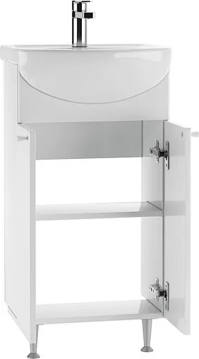 Тумба-умывальник напольный Айсберг Промо 45 белый DP2610T+4607152361988