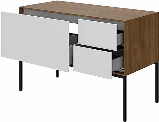 Тумба под умывальник Kerama Marazzi Atollo 80 белый матовый/дерево AT.110\WHT.M