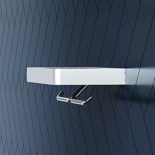 Держатель туалетной бумаги Damixa Jupiter чёрный матовый/алюминий DA77341900