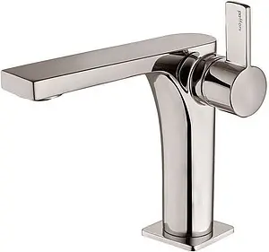 Смеситель для раковины Paffoni Rock полированная сталь RO071ST, 1